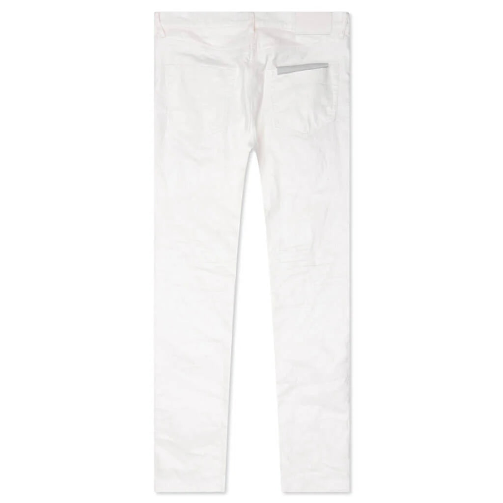 P001 White Film Monogram Jacquard