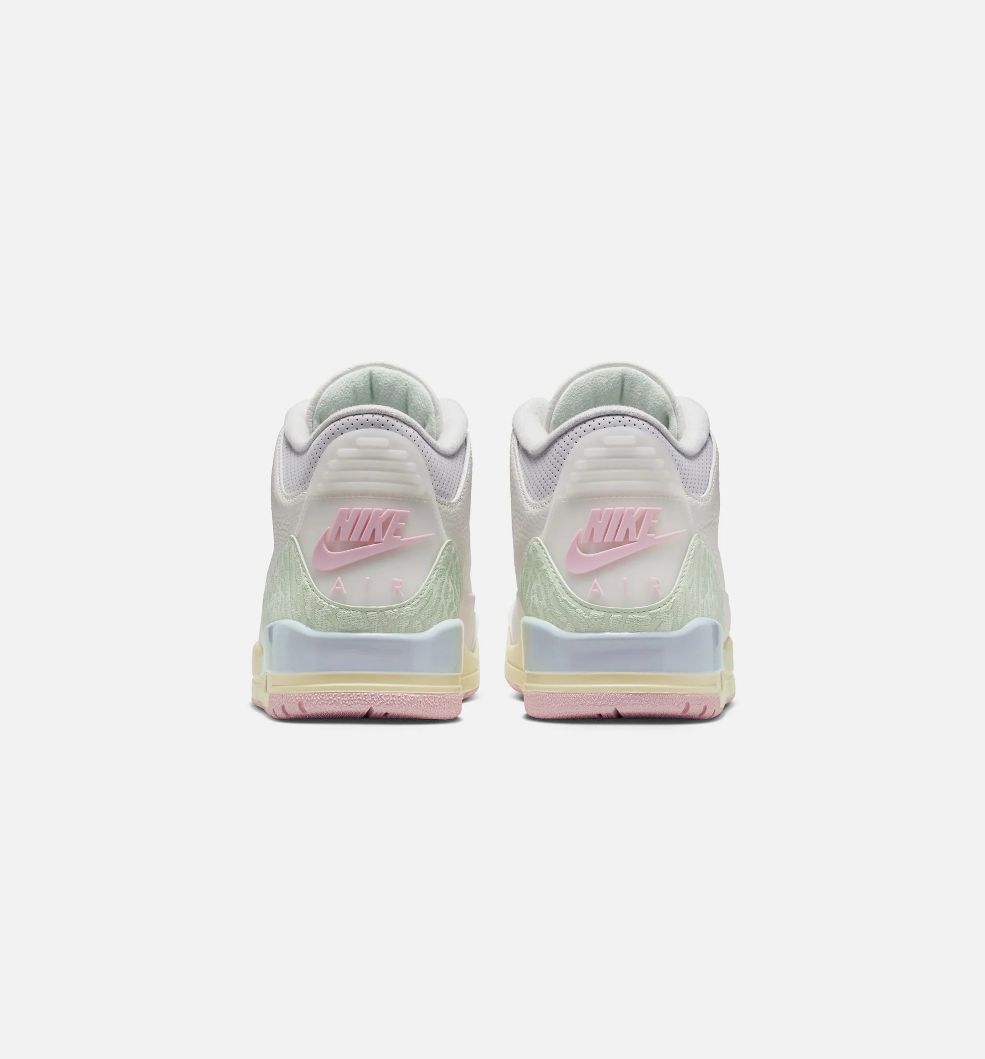 Air Jordan 3 Retro Sail And Jade Aura Mens Lifestyle Shoe Sail Jade Aura Aura Iced Carmine