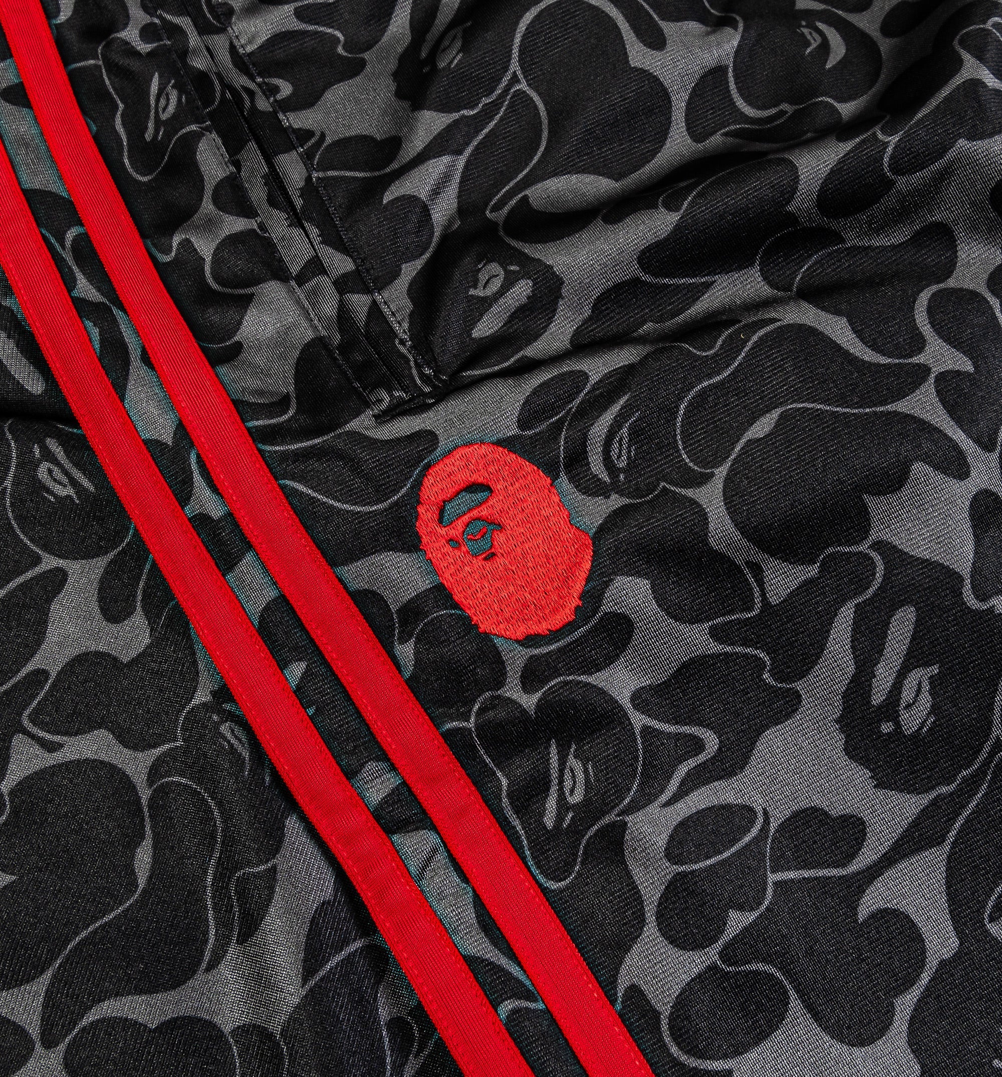Bape x Adidas All Over Print Track Mens Pant Black