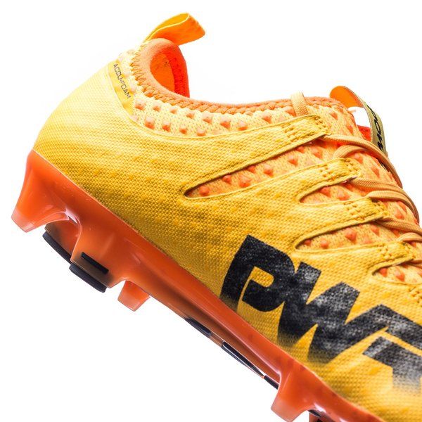 PUMA Evopower Vigor 1 FG Firm Ground Soccer Cleats Ultra Yellow Peacoat
