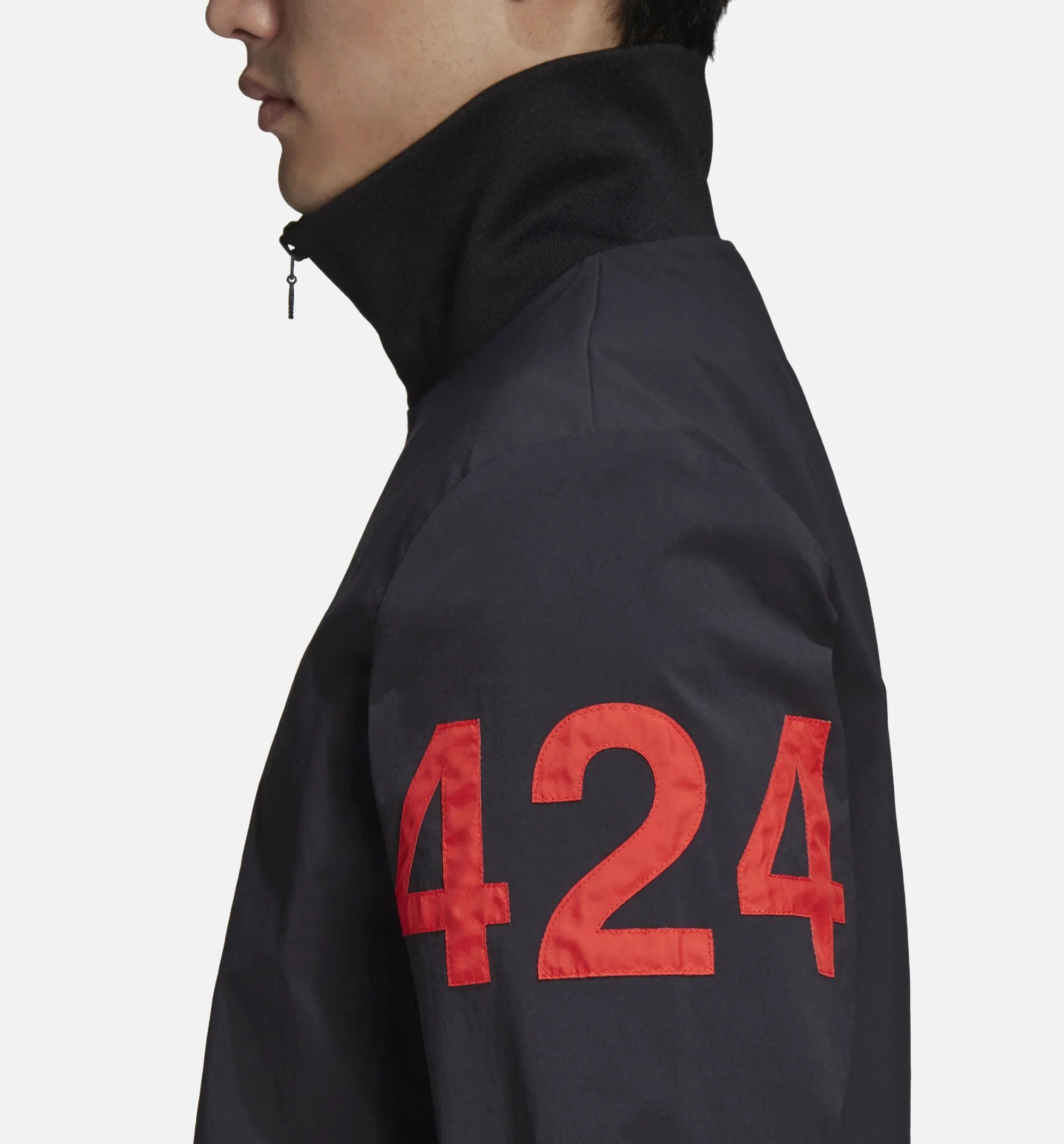 424 Mens Track Top Black