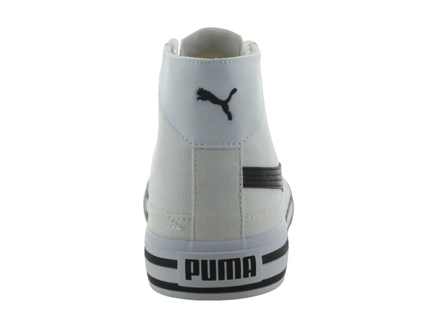Tenis PUMA Court Classic Vulc Mid Blanco y Negro para Mujer