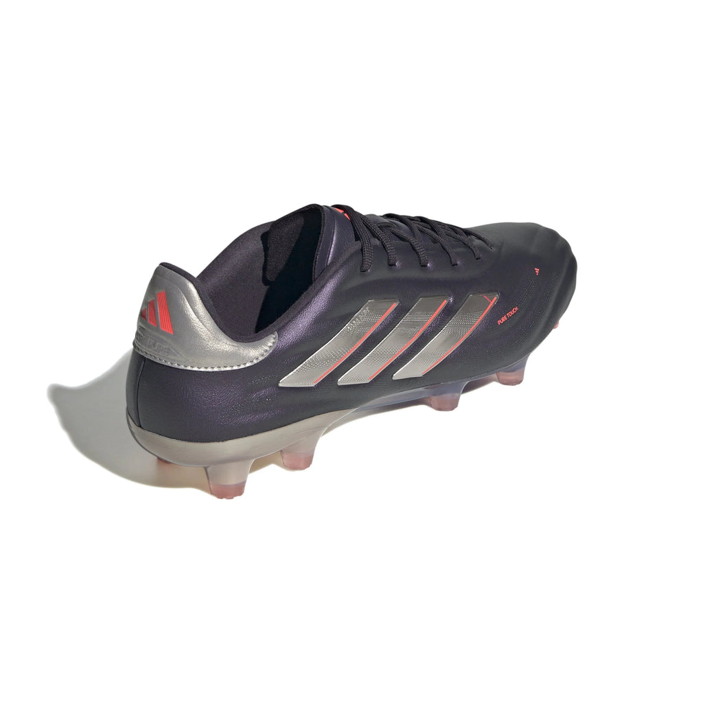 adidas Copa Pure 2 Elite Firm Ground Soccer Cleats Black Platin Metallic Turbo