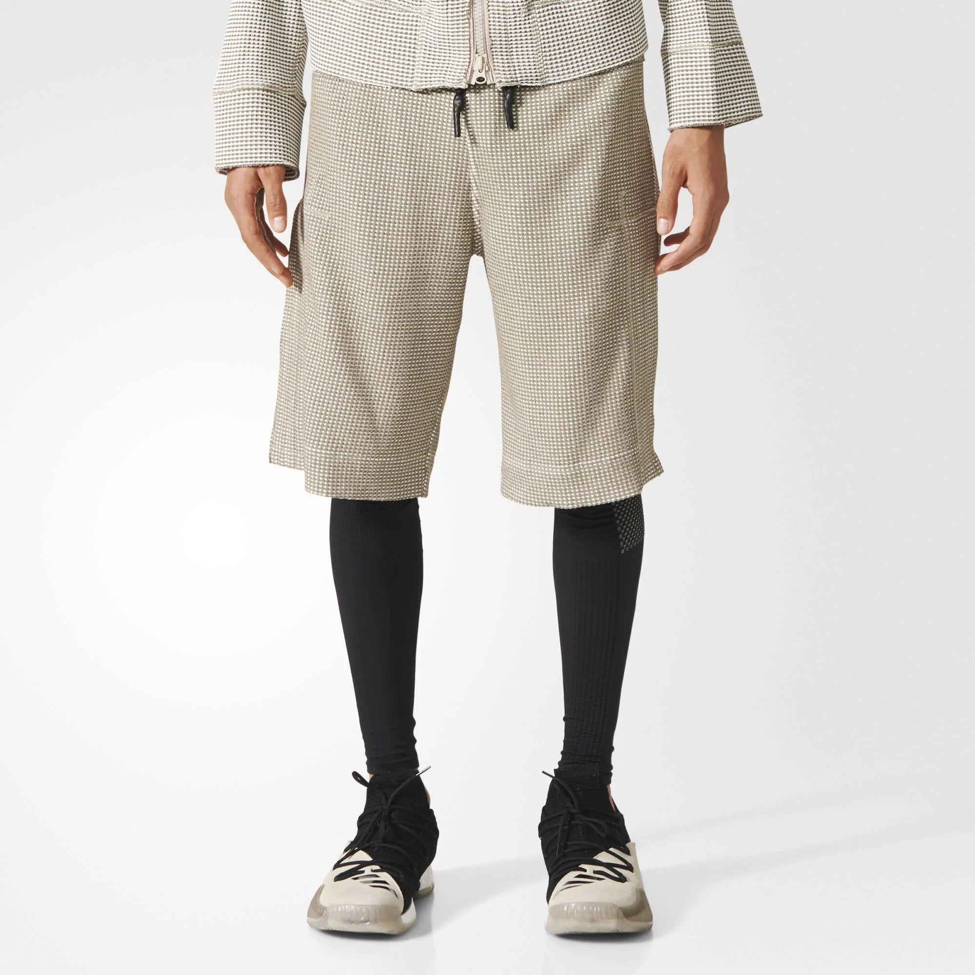 adidas Consortium X Day Waffle Shorts Mens Clear Brown Black