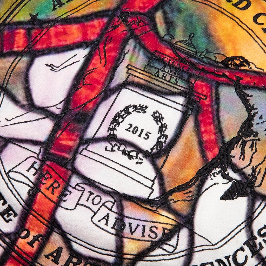 Critical Thinking Hoodie Stained Glass Print