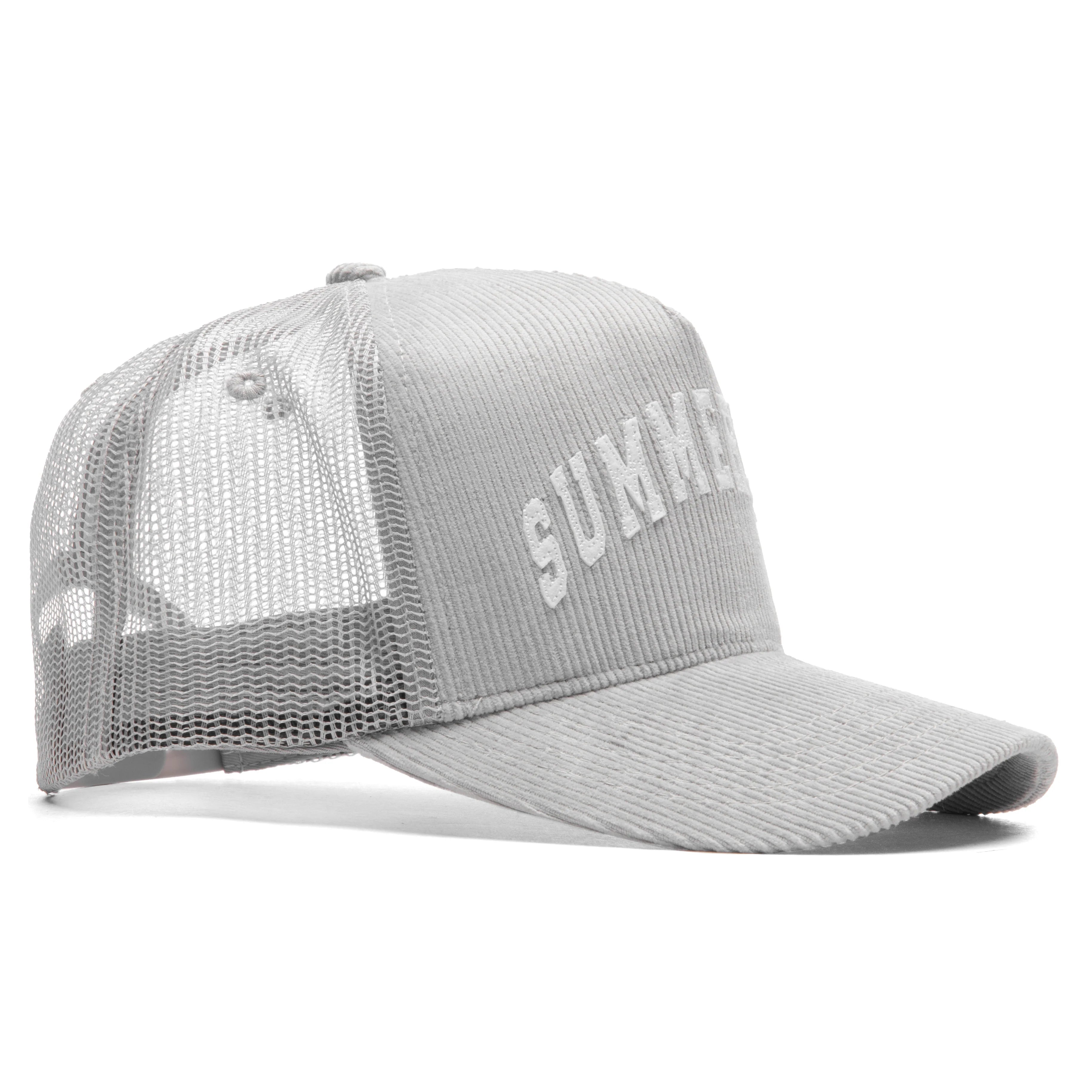 Summerland Corduroy Trucker Hat Grey