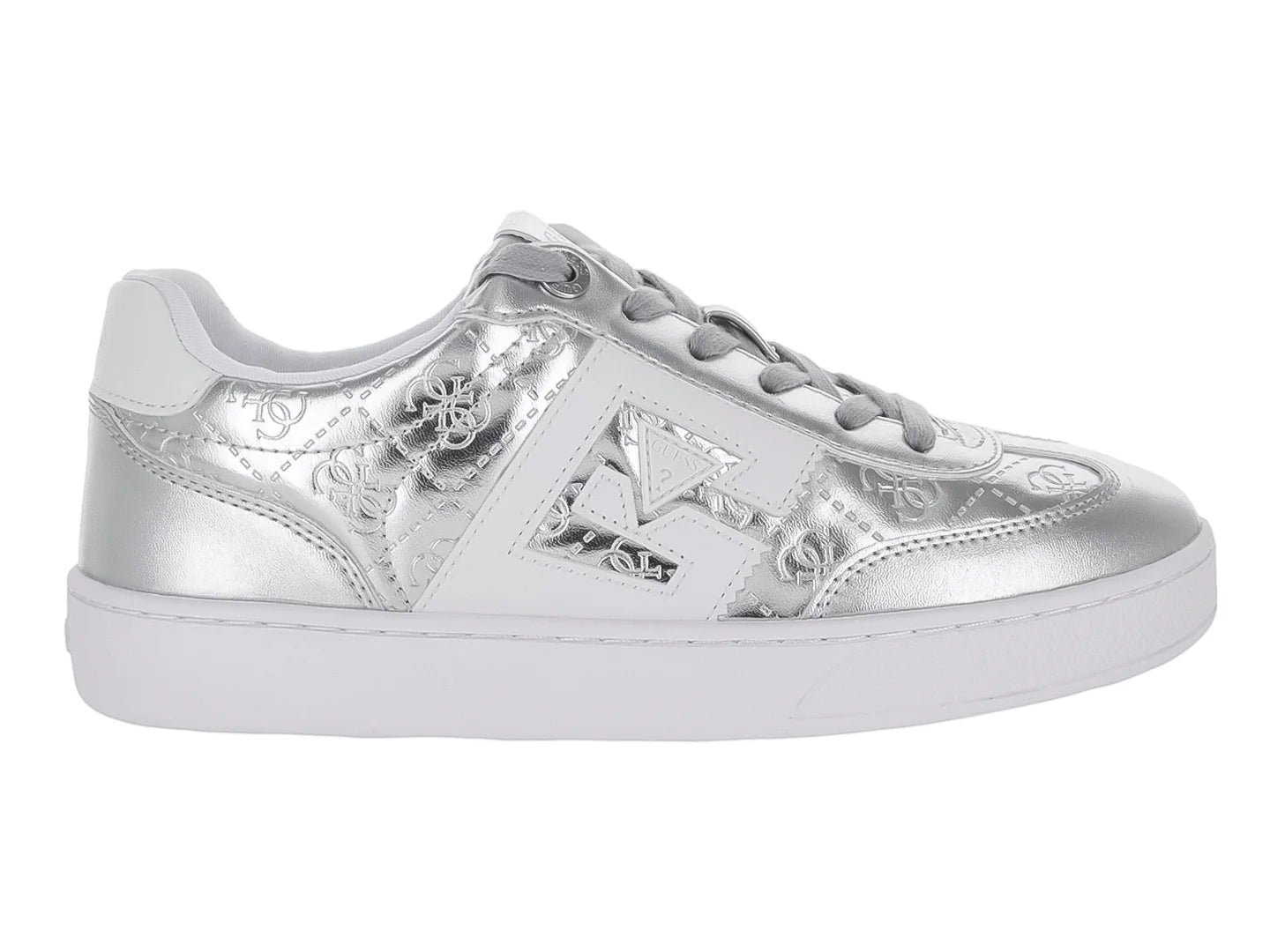Tenis Guess Nochee Plateados para Mujer