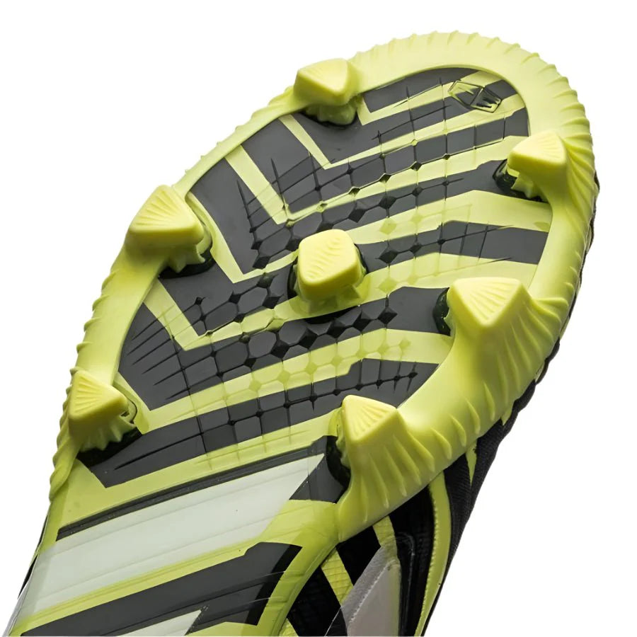 adidas Predator Instinct FG Firm Ground Soccer Cleats Flash Yellow White Dark Grey