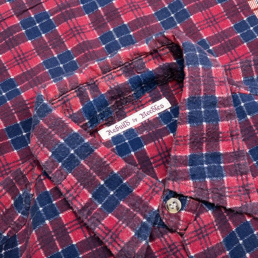 Flannel Shirt 7 Cuts Wide Shirt Assorted