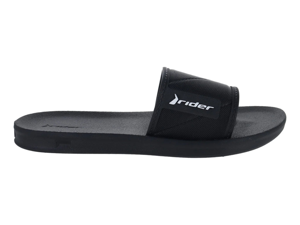 Sandalias Rider Street Slide Negro Blanco para Niño