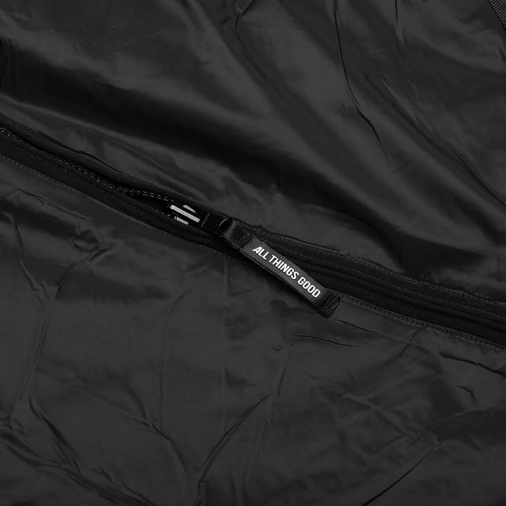 Sherman Convertible Puffer Vest Black