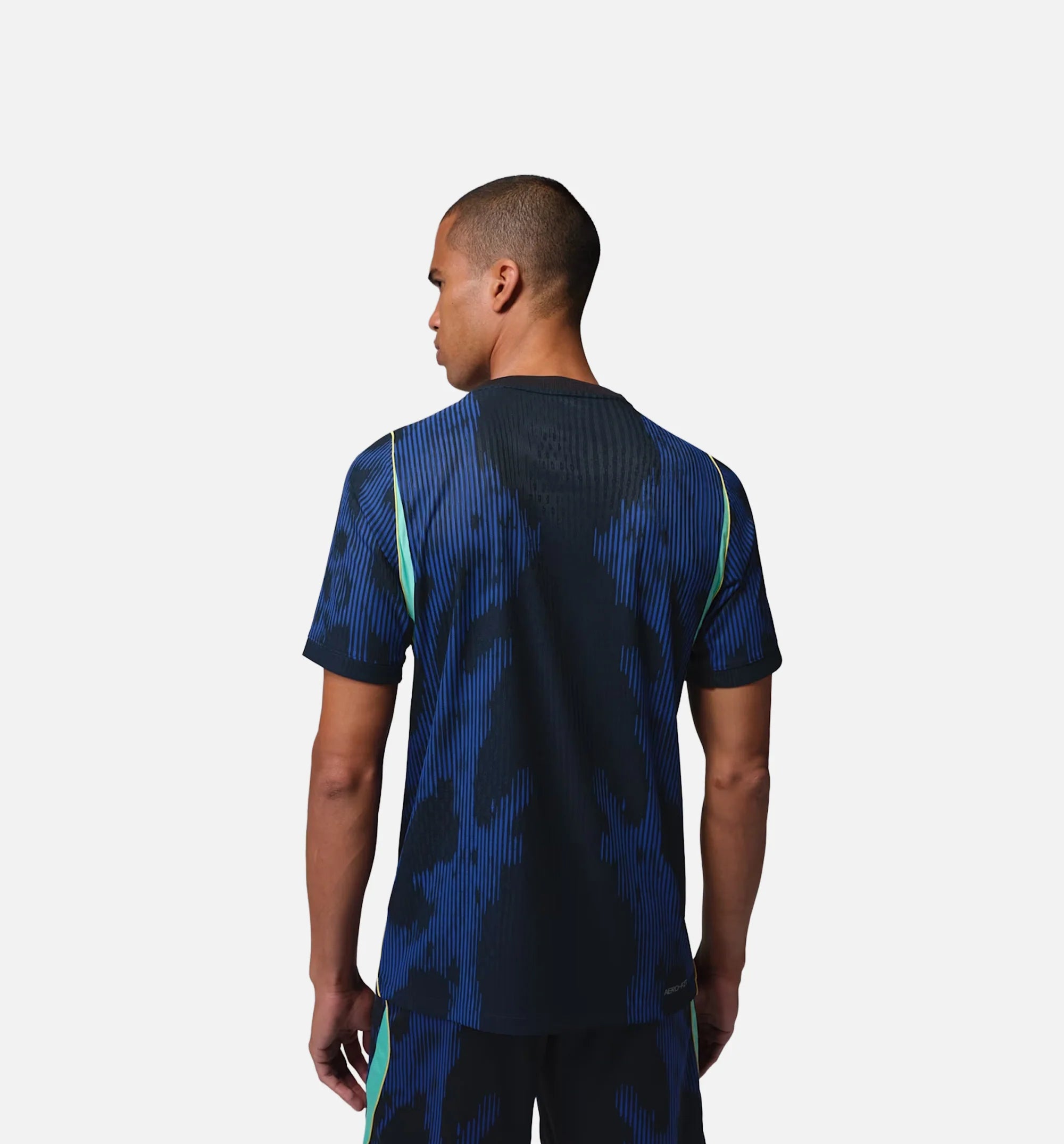 Brazil 2026 Match Away Aero Fit Soccer Authentic Mens Jersey Old Royal Black