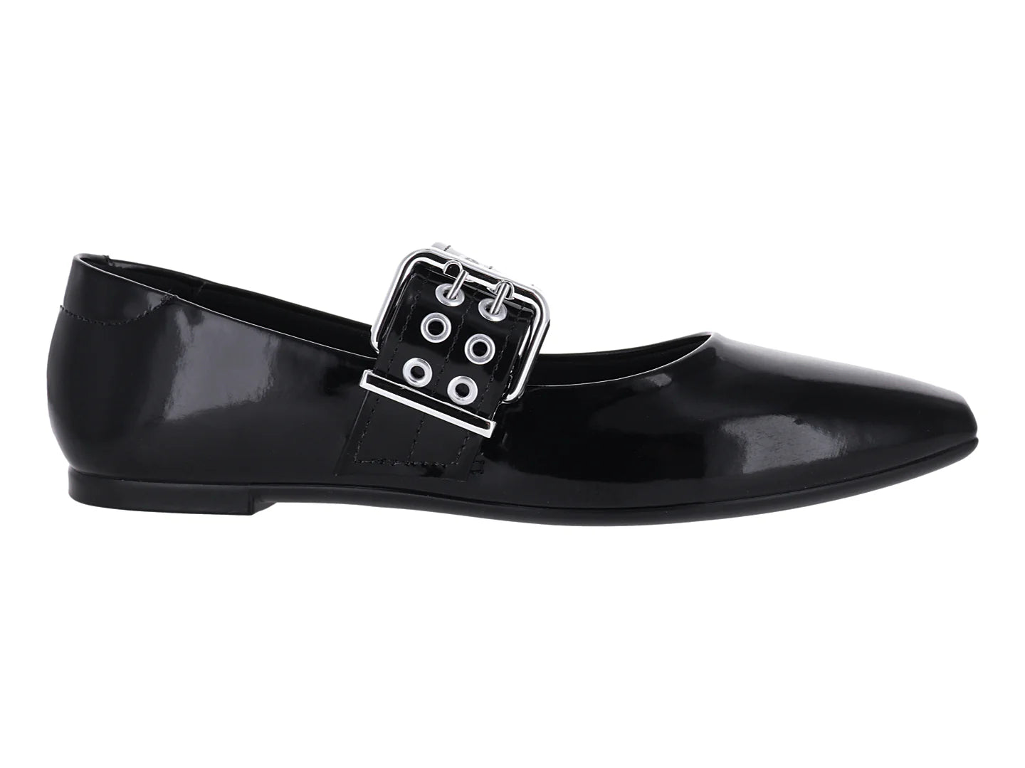 Zapatos Flats Ballerinas Moleca Negro para Mujer