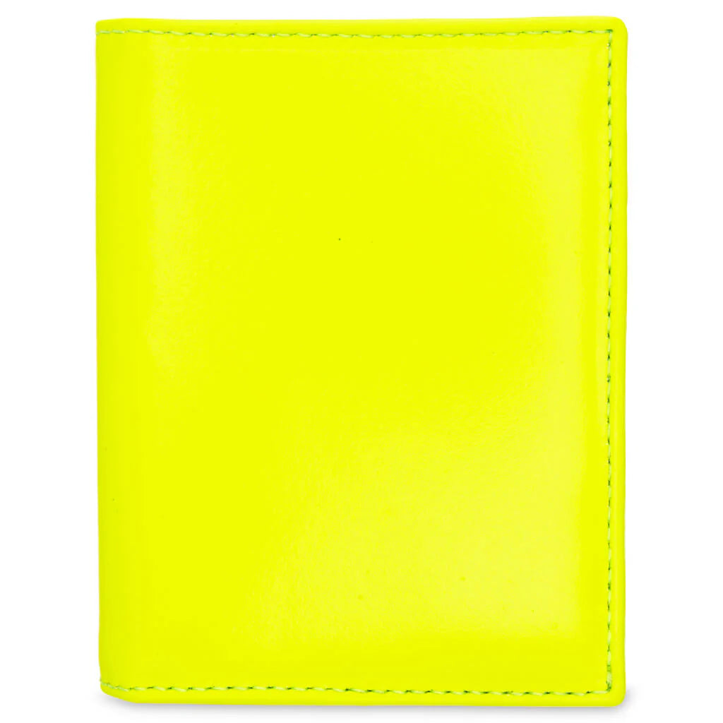 Comme des Garcons Super Fluo Wallet Yellow Light Orange