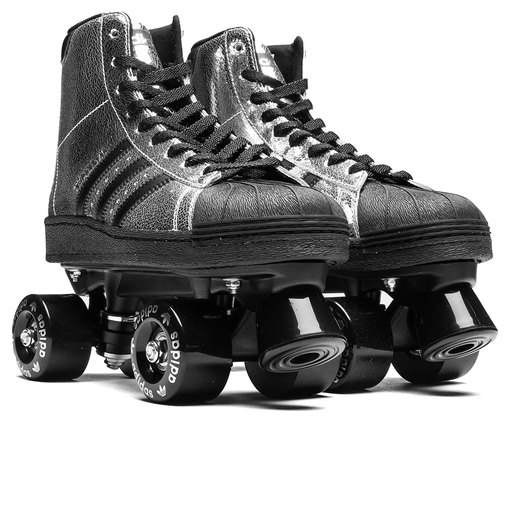 Superstar 82 Skate Silver Metallic Core Black Cloud White