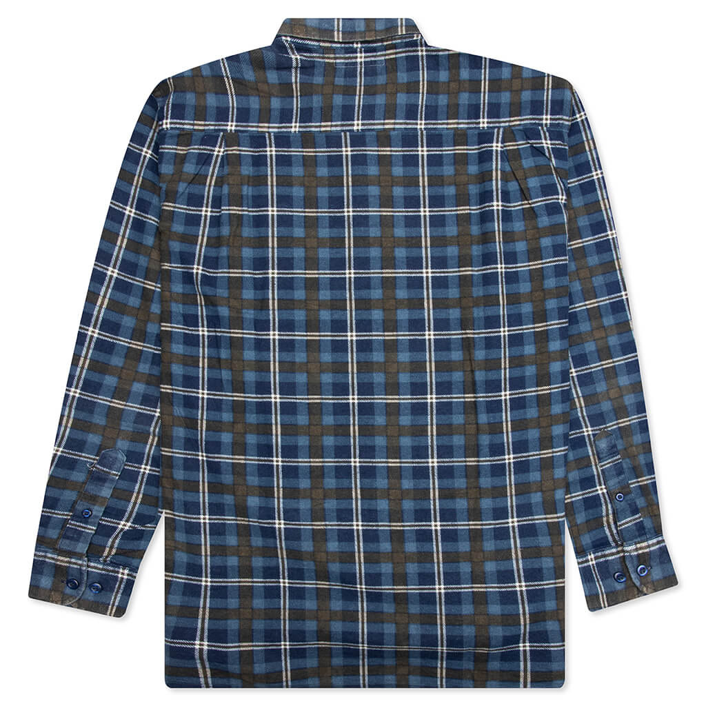 Ribbon Flannel Shirt Assorted
