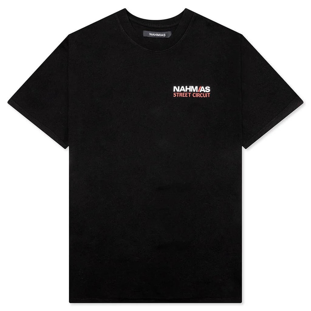 Feature x Nahmias Street Circuit Tee Black