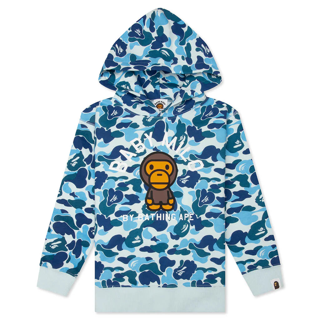 Kids ABC Camo Baby Milo Pullover Hoodie Blue