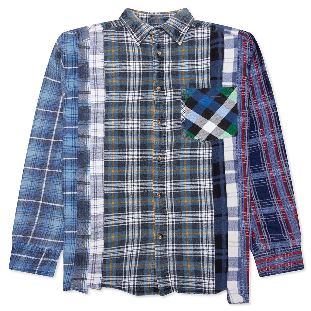 7 Cuts Flannel Shirt Assorted