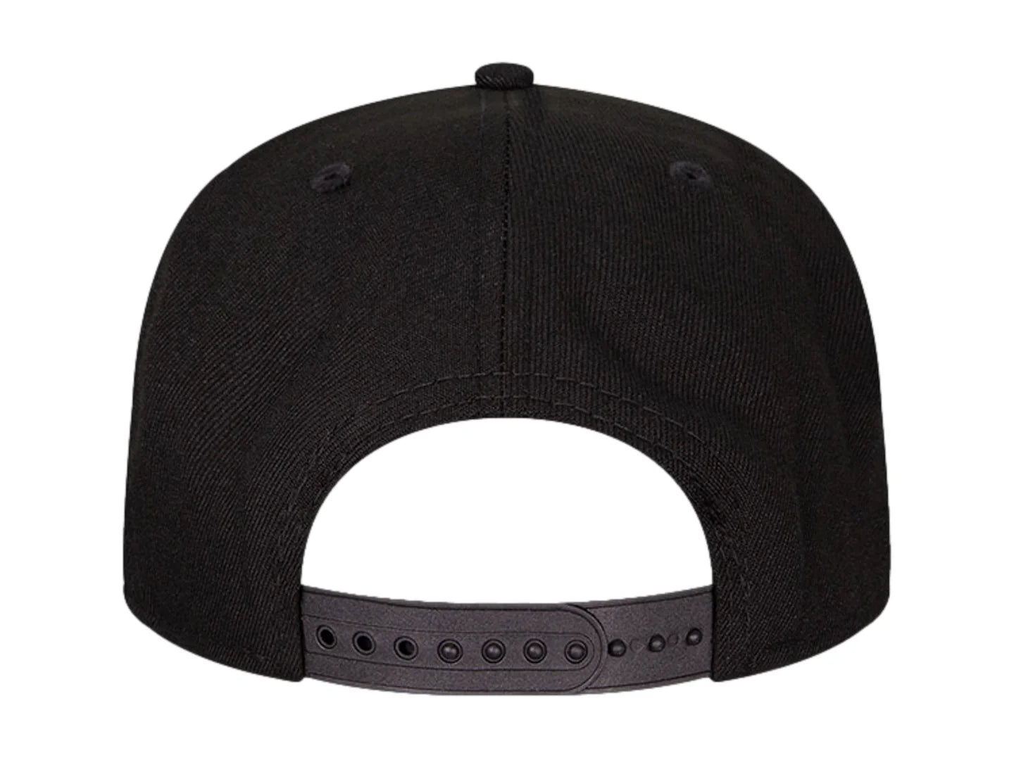 Gorra New Era Negra de Visera Plana para Hombre