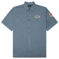 Gas Station S S Shirt Blue
