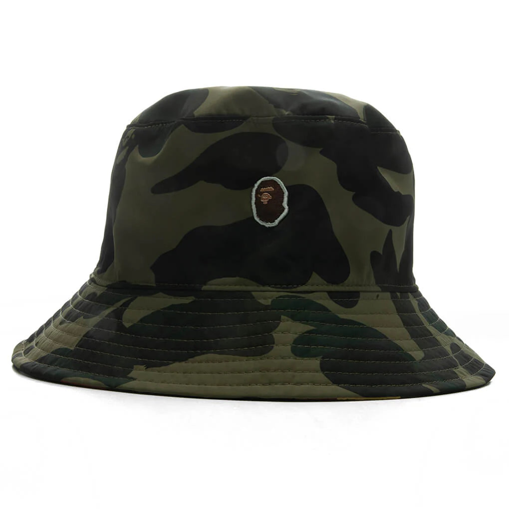 1st Camo One Point Reversible Hat Green