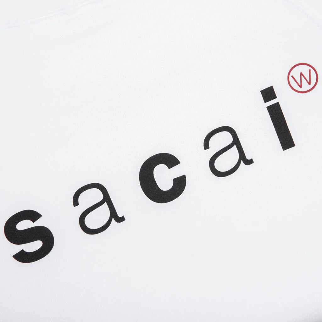 Sacai x WTAPS Print Pullover White