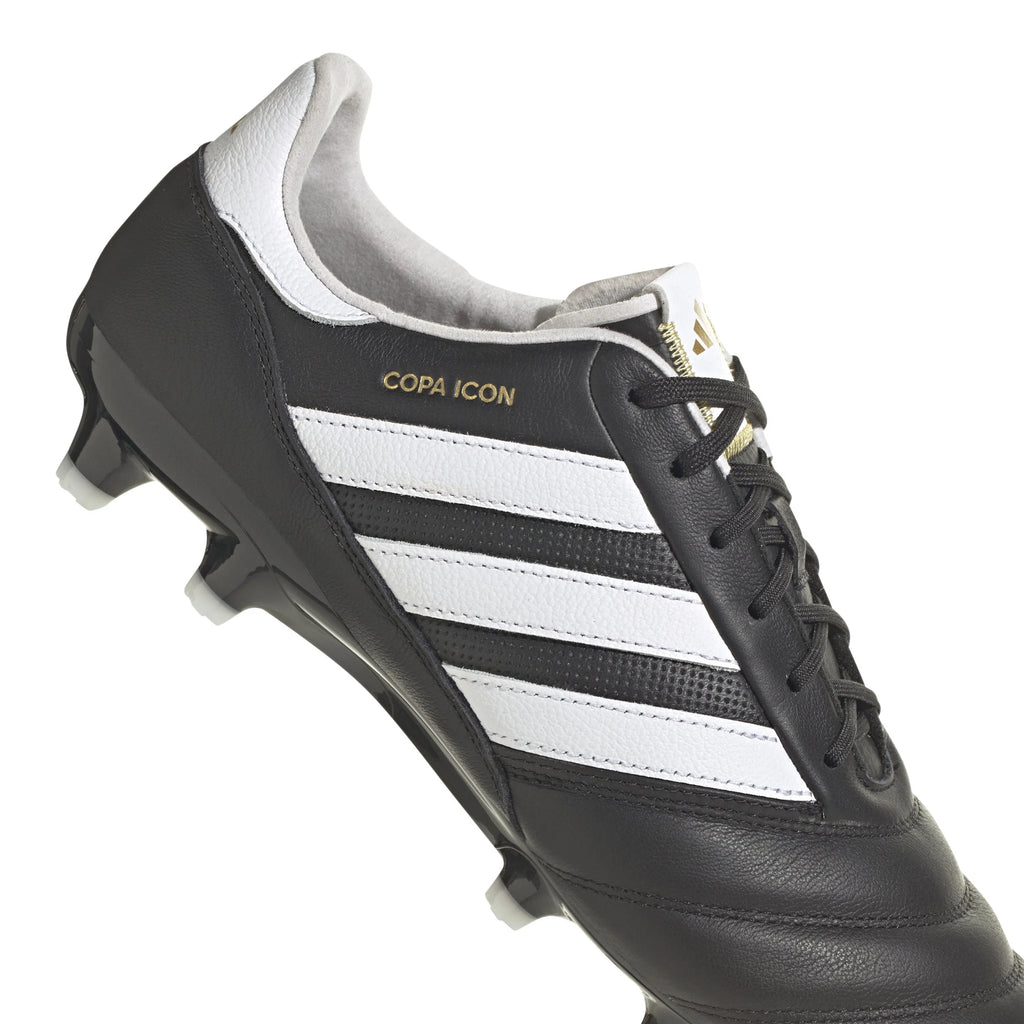 adidas Copa Icon FG Firm Ground Soccer Cleats Black White Gold Metallic
