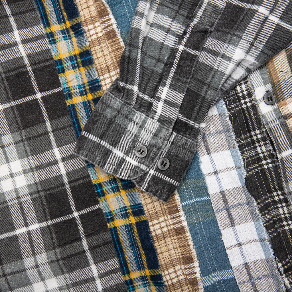 Ribbon Flannel Shirt Assorted