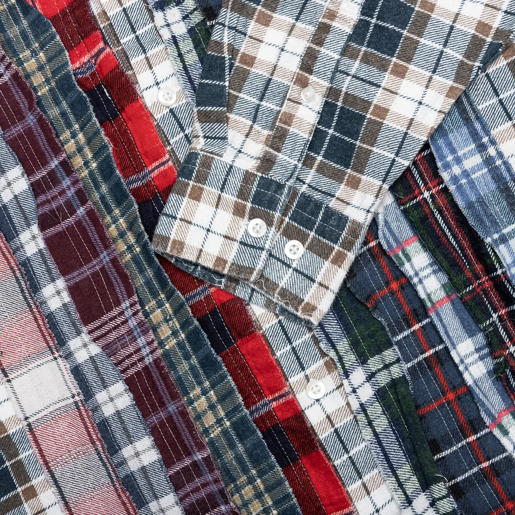 Ribbon Flannel Shirt Assorted
