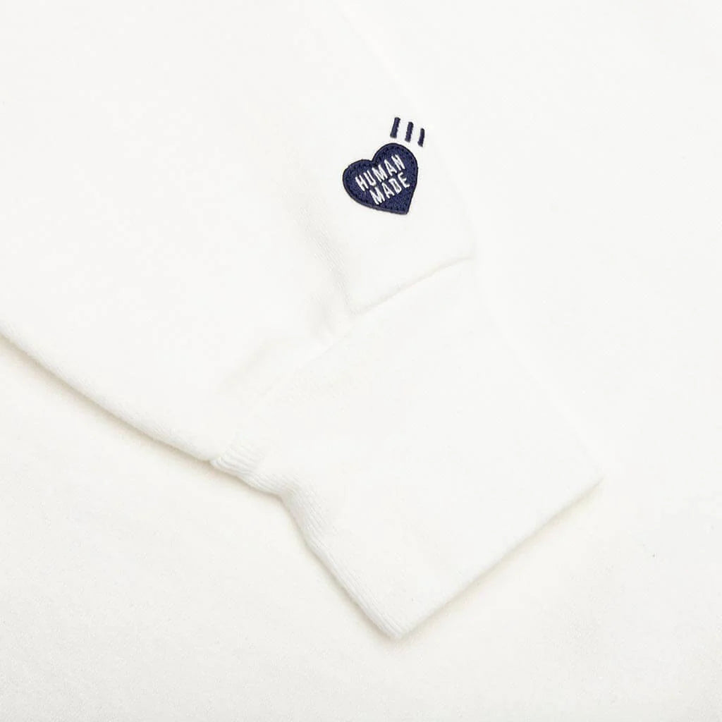 Military Sweatshirt White