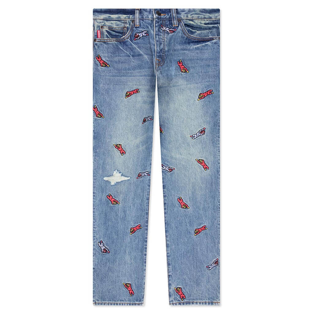 All Caps Strawberry Fit Jeans Faded
