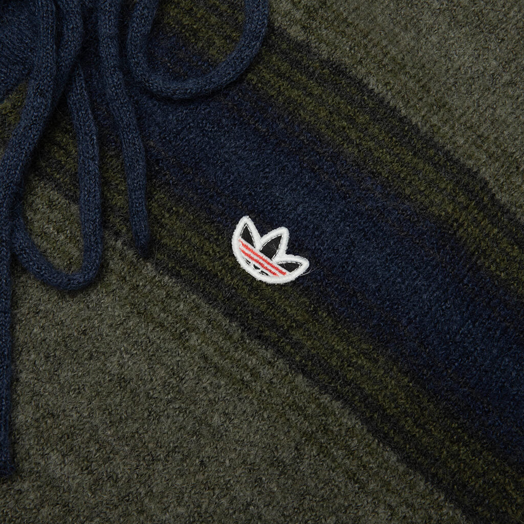 adidas Originals x CLOT by Edison Chen Baja Hoodie Trace Khaki Tech Indigo