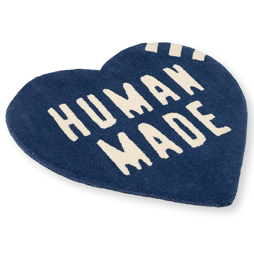 Heart Rug Medium Navy