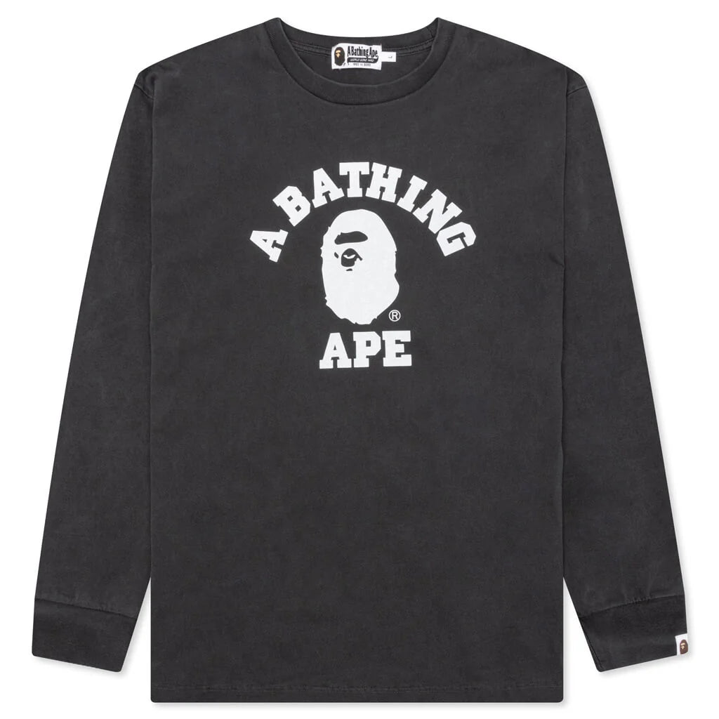 Overdye College L S Tee Black