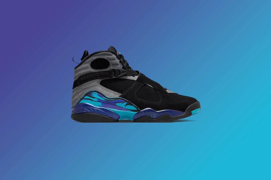 Air Jordan 8 Retro Aqua Black Multi Color