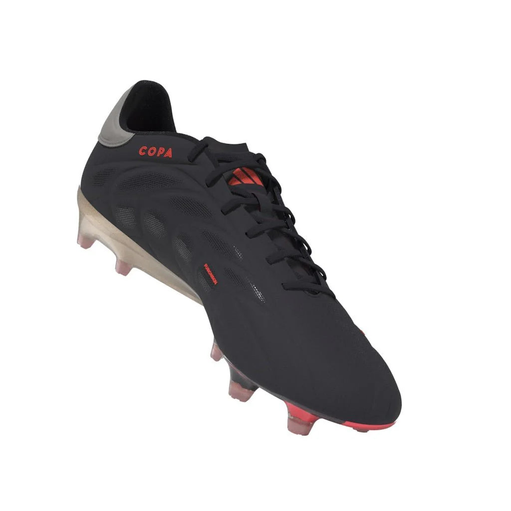 adidas Copa Pure 2 Elite Firm Ground Soccer Cleats Black Platin Metallic Turbo