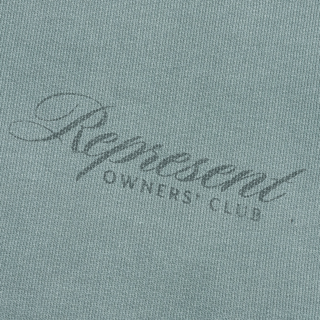 Owners Club Script Hoodie Vintage Green
