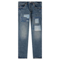 Vintage Square Patch Repair Dark Indigo