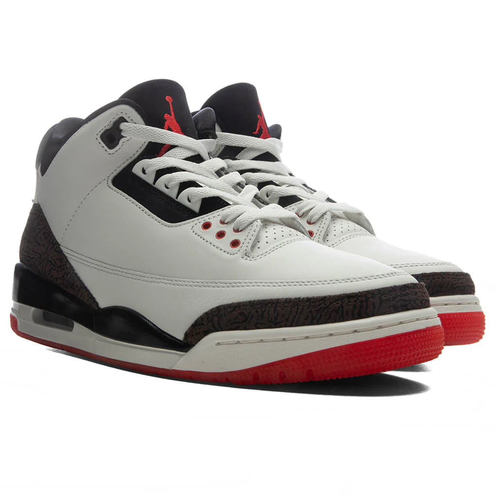 Air Jordan 3 Retro OG Worlds Best Dad Sail Black University Red Pale Ivory