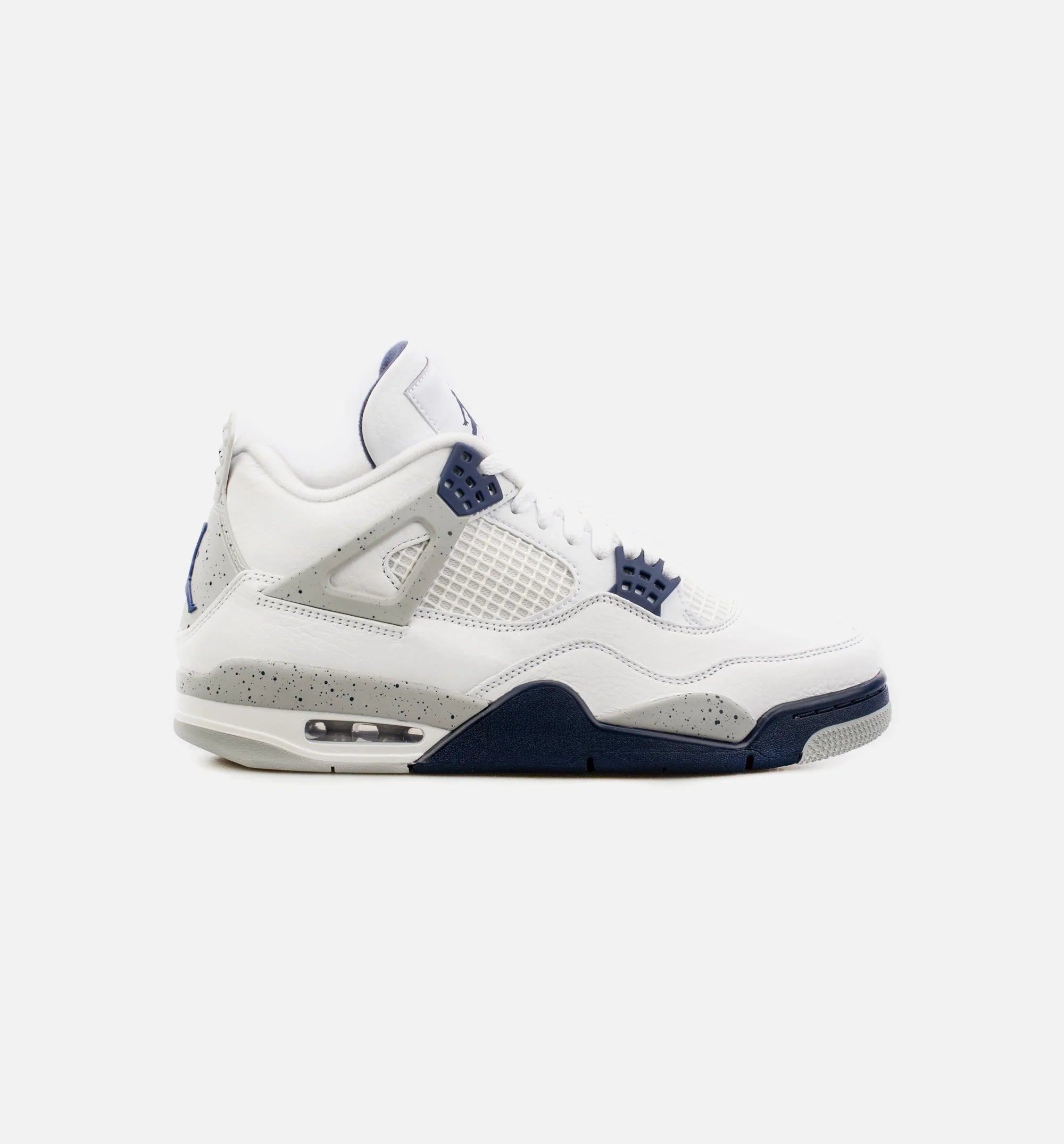 Air Jordan 4 Midnight Navy Mens Lifestyle Shoe White Blue Limit One Per Customer