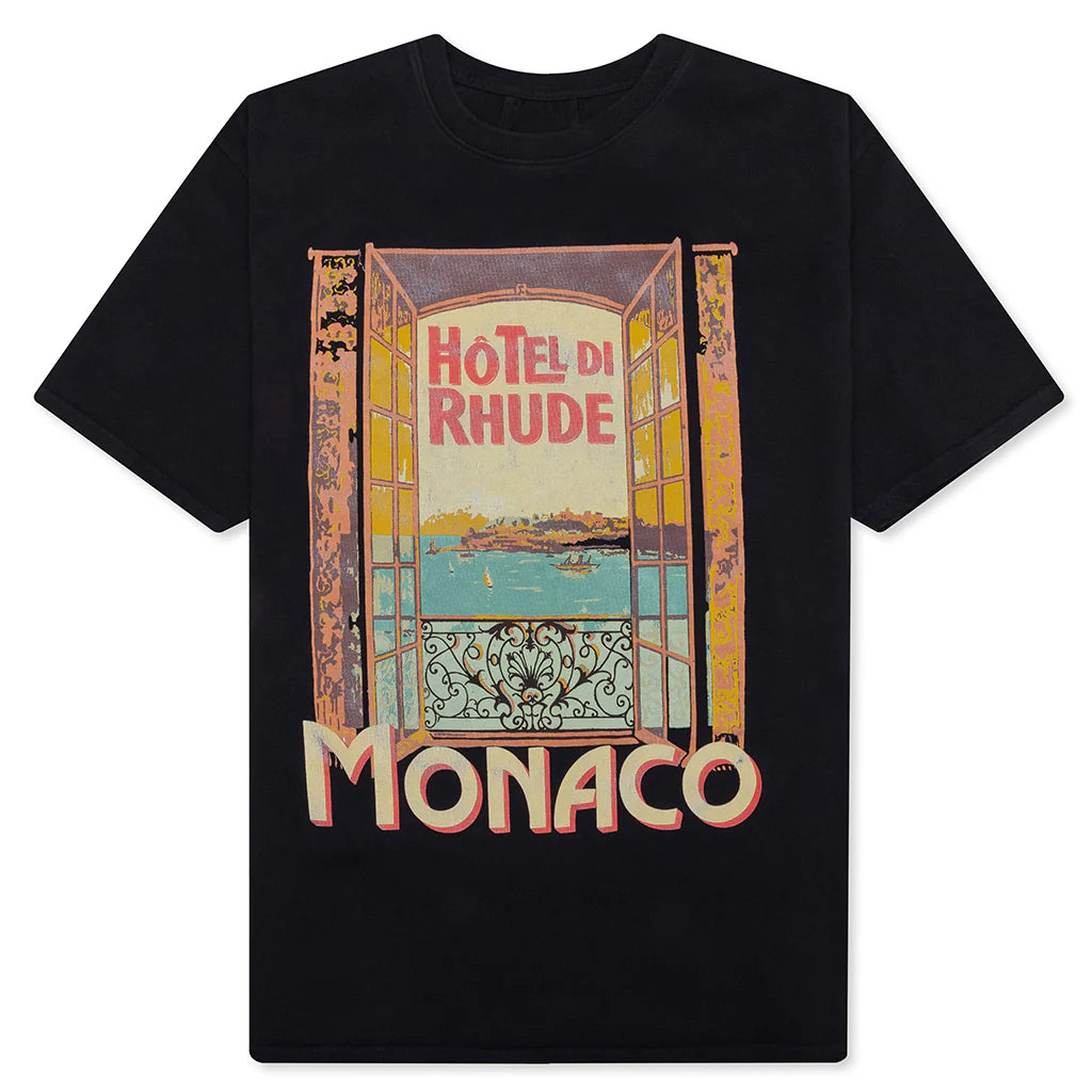 Hotel Di Monaco Tee Vintage Black
