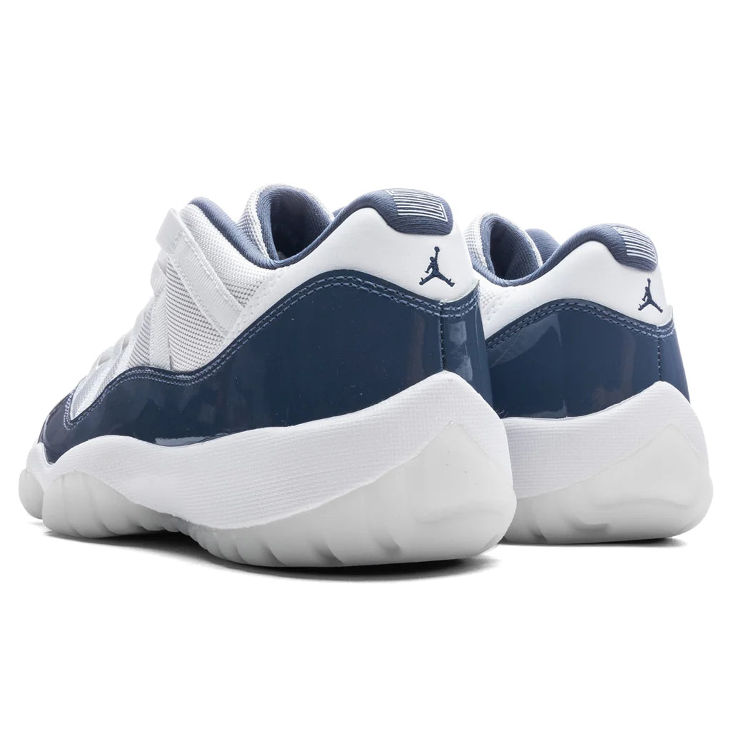 Air Jordan 11 Retro Low White Midnight Navy Diffused Blue
