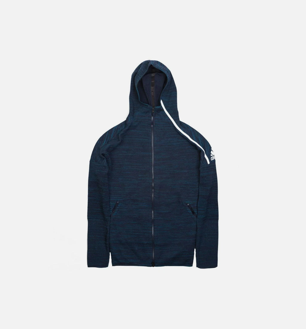 Zne Mens Hoodie Navy White