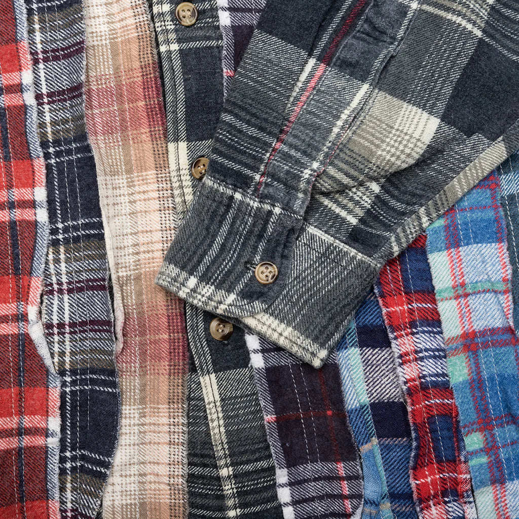Ribbon Flannel Shirt Assorted