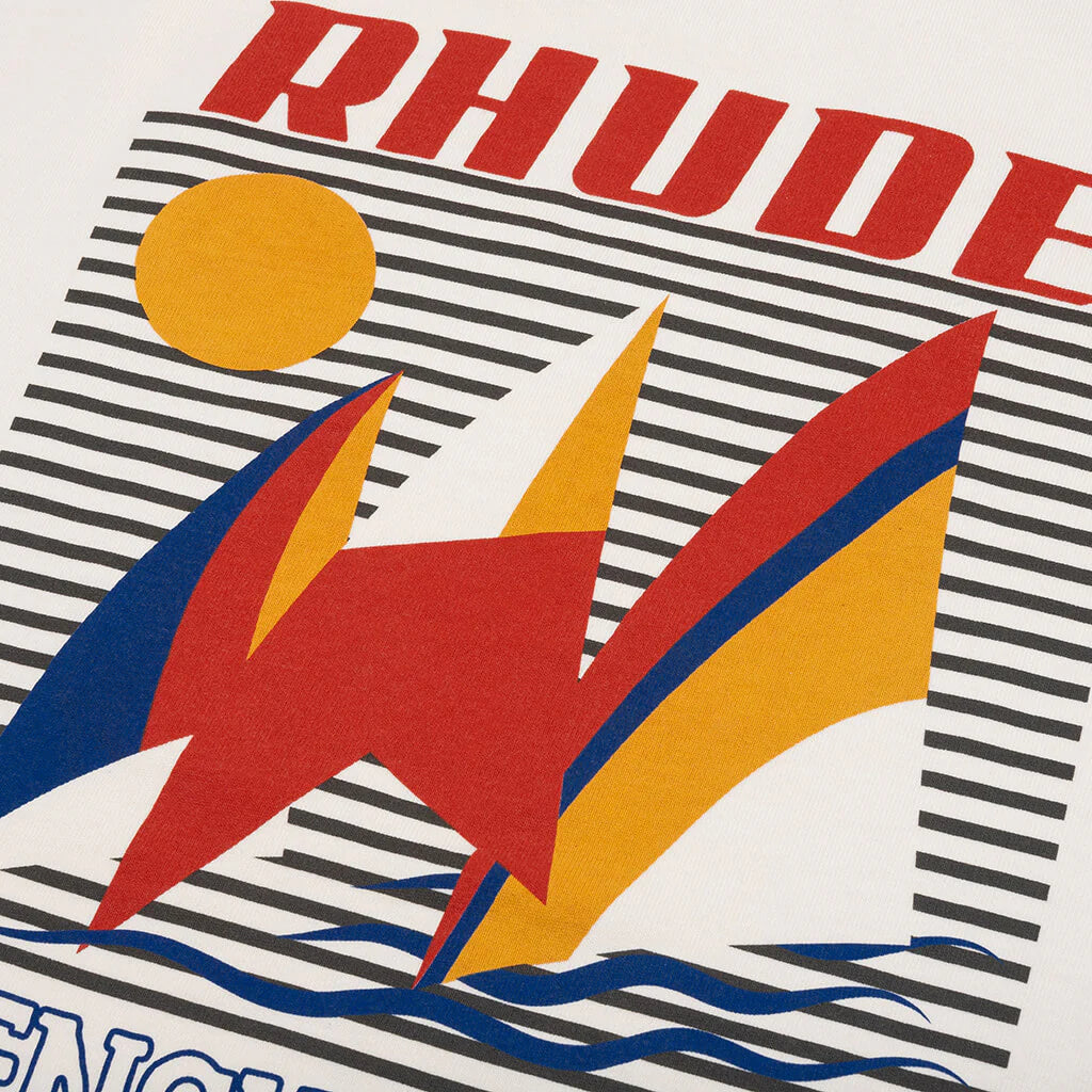 Rhude Poster Tee Vintage White
