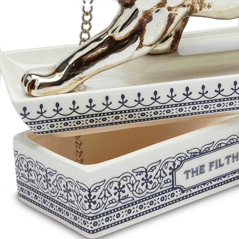 Panther Incense Chamber Silver