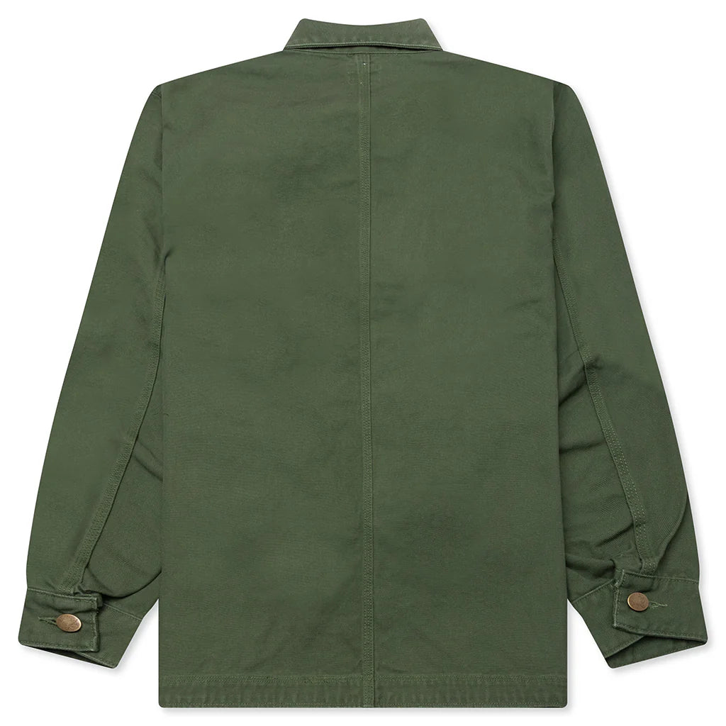Cotton Canvas Coverall Moss Green