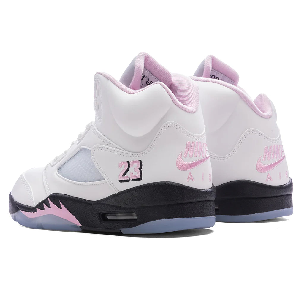 Air Jordan 5 Retro OG 35th Anniversary White Med Soft Pink Black