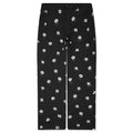 Flowers Beaded Pant Black